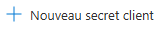 Nouveau secret client